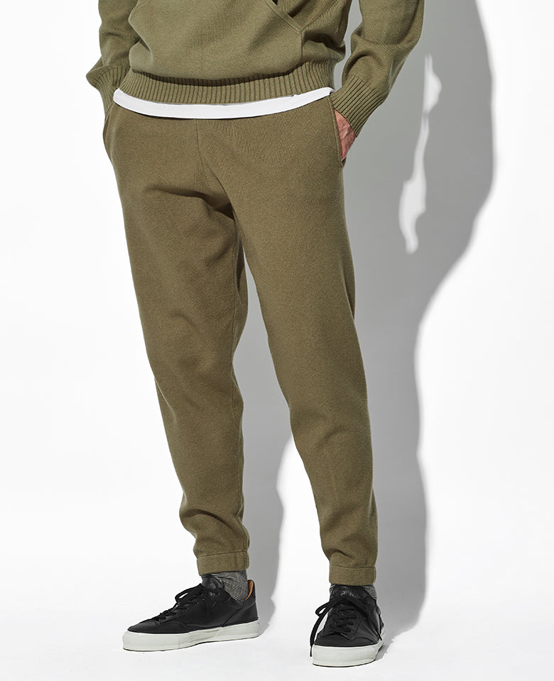 リサイクルファイバーニットジョグパンツ