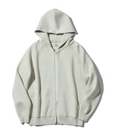 フロックプリント ニットフーディ