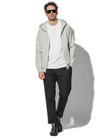 フロックプリント ニットフーディ