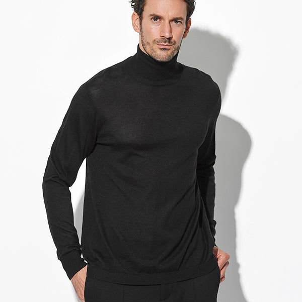 YOSA ウェア　タートルネックL 18ゲージシルクカシミアタートルネック – 買えるLEON