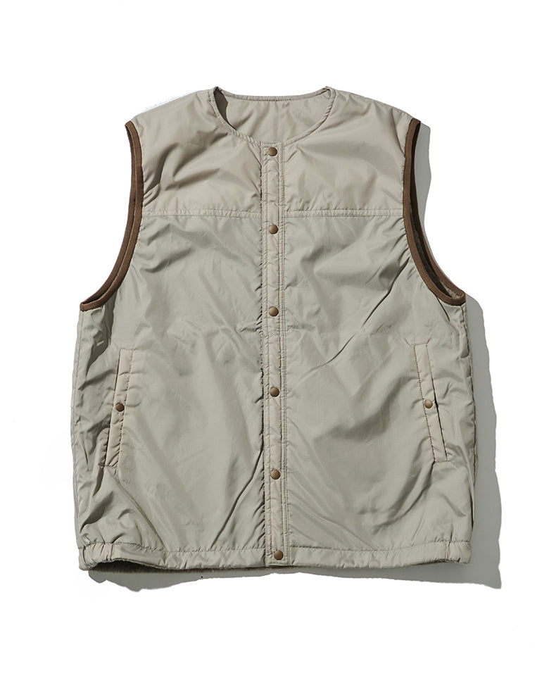 ウールフリースリバーシブルベスト