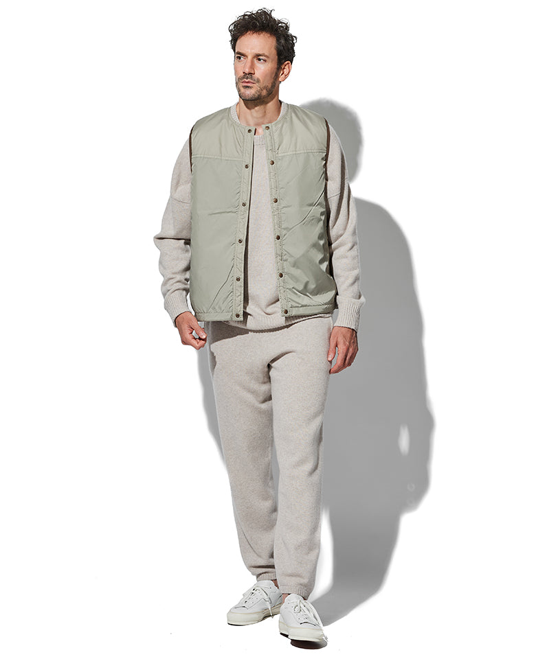 ウールフリースリバーシブルベスト