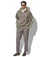 ウールフリースオーバーサイズフーディー