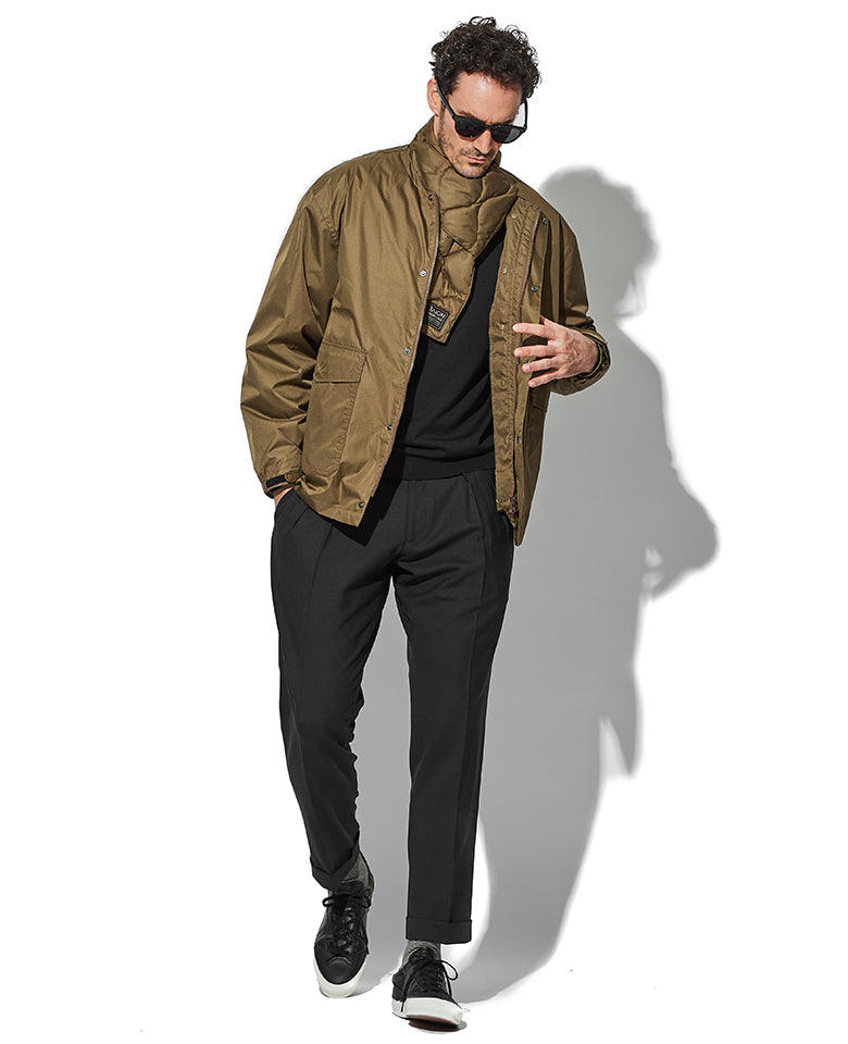 タイオン×エスエヌ3ウェイノーカラージャケット