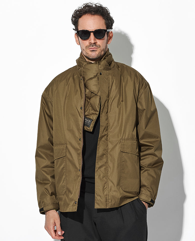 タイオン×エスエヌ3ウェイノーカラージャケット