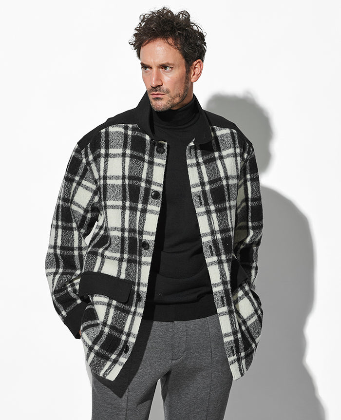 モノチェックコート – 買えるLEON