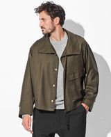 Gather flap jacket