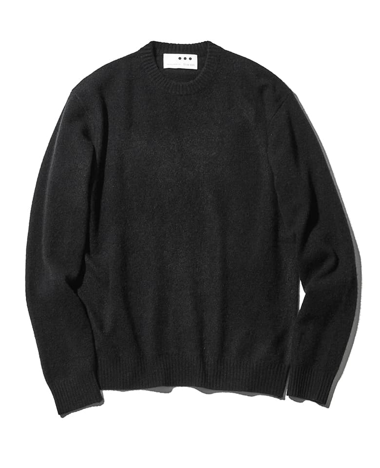 Men's cashmere l/s crew neck – 買えるLEON