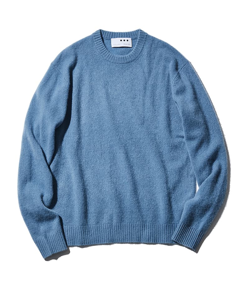 Men's cashmere l/s crew neck – 買えるLEON