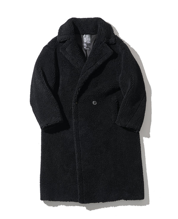 LEON別注 フェイクボアロングコート