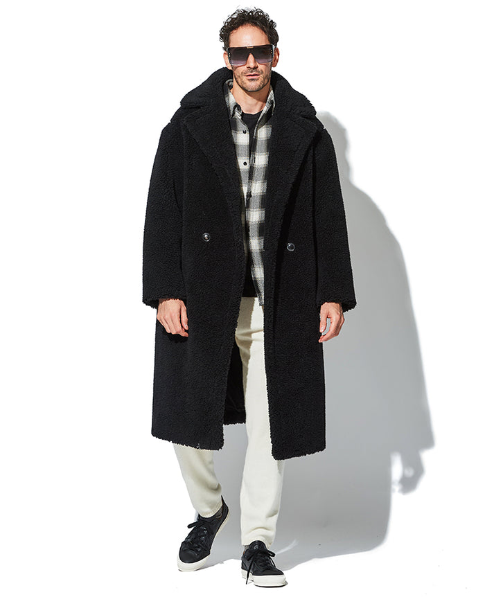 Louren ボアロングコート LEON別注 フェイクボアロングコート – 買えるLEON