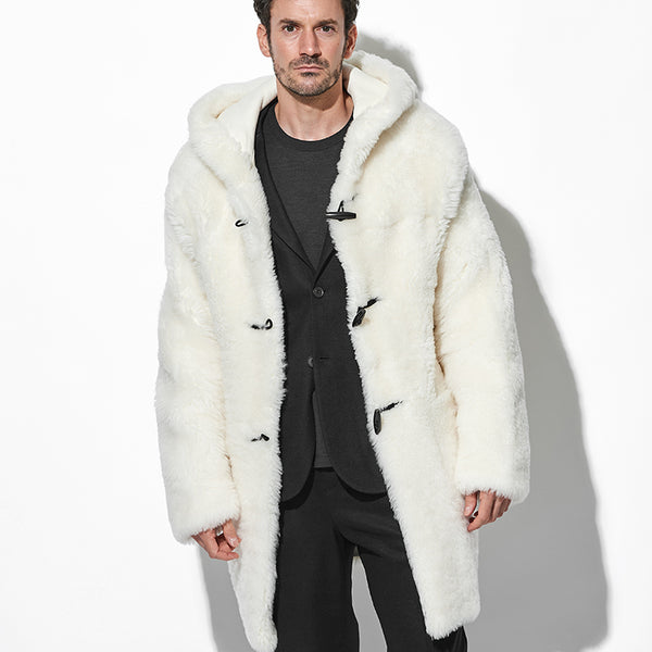 アメリカ製！キングサイズ44！極上美品！ARDNEYリアルムートンダッフルコート アメリカ製！キングサイズ44！極上美品！ARDNEYリアルムートンダッフル