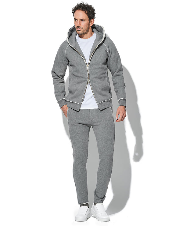 LEON別注 スーパー裏毛セットアップ（トップグレー）