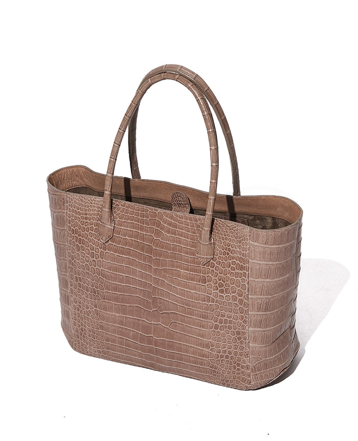 ポロサスクロコダイルオープントートバッグ – 買えるLEON