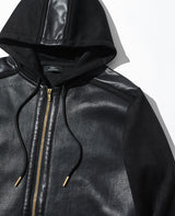 LEON別注 ストレッチスウェードセットアップ（ブラック）