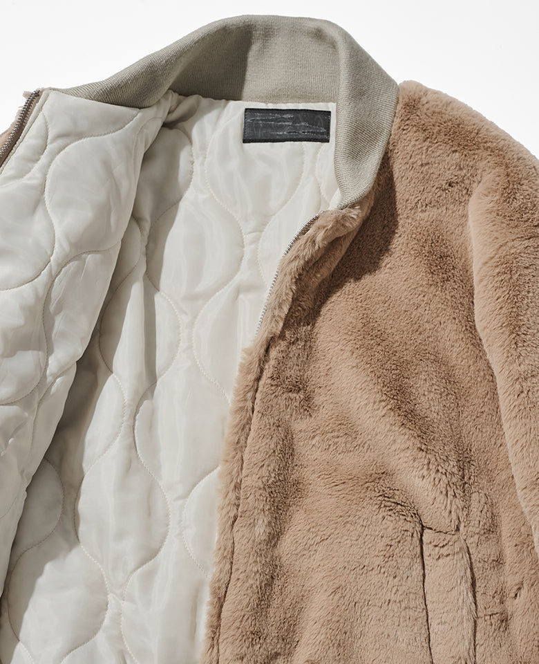 フェイクファーボンバーJKT