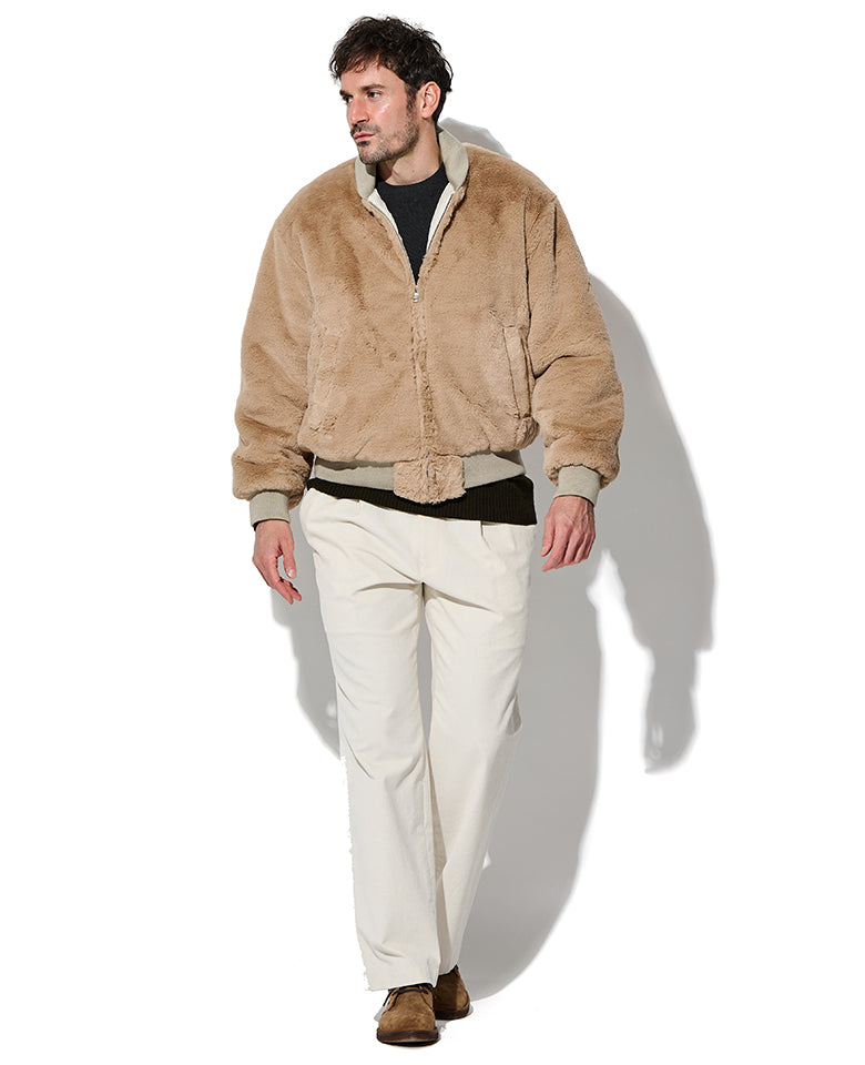 フェイクファーボンバーJKT