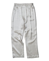 パジャマ シルクサテン無地