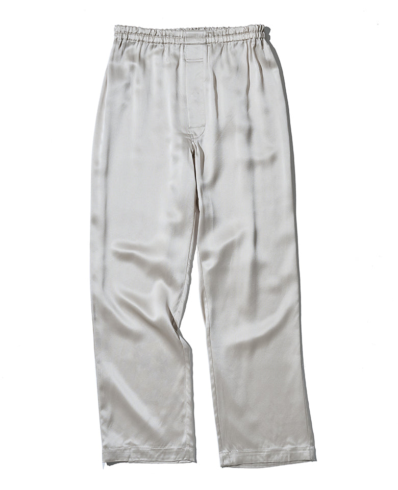 パジャマ シルクサテン無地