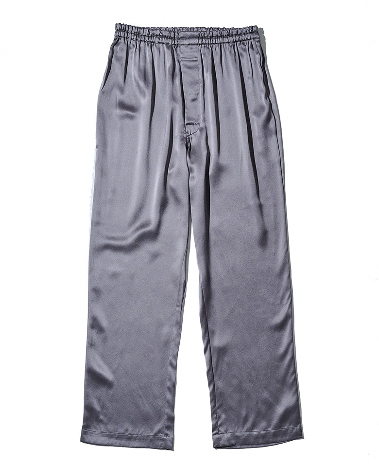 パジャマ シルクサテン無地