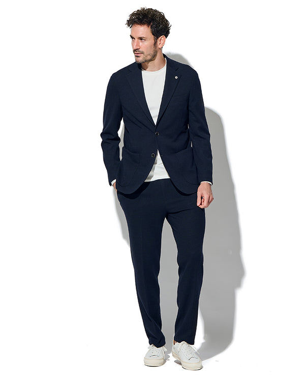 ニットボックスピケセットアップ