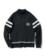 レイヤード ハイネック ニット