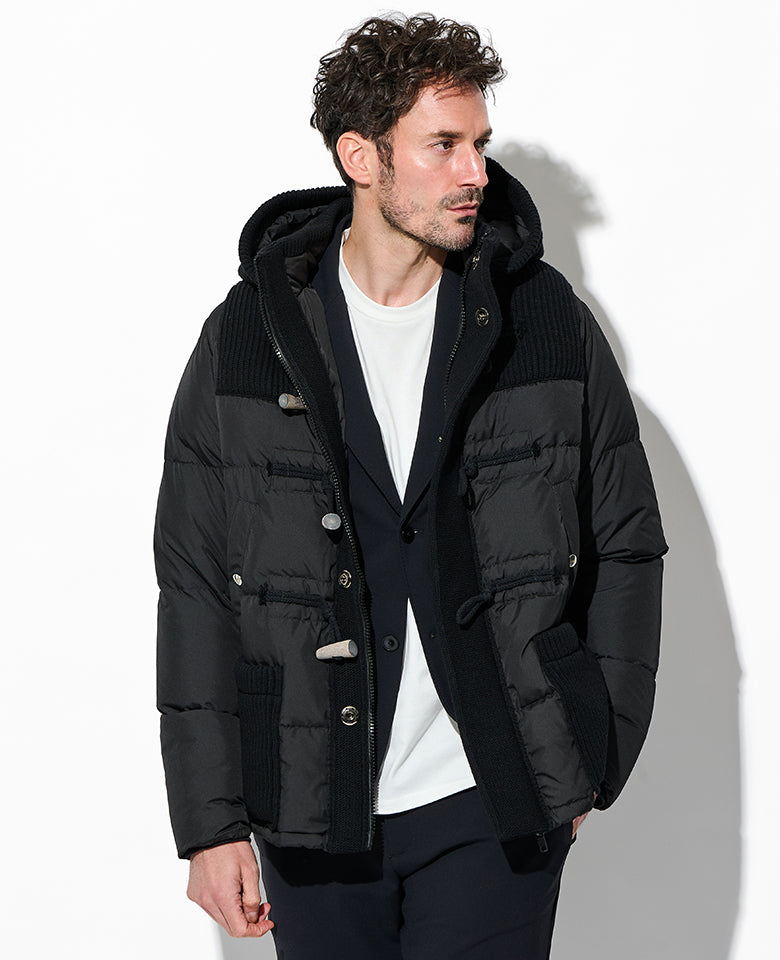 ショートダッフルダウンコート