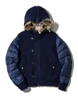 ボンバーダウンブルゾン