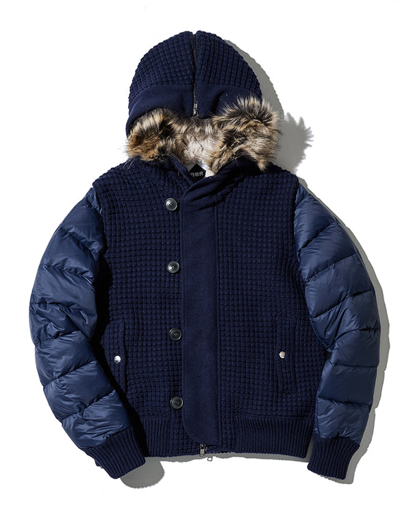 ボンバーダウンブルゾン