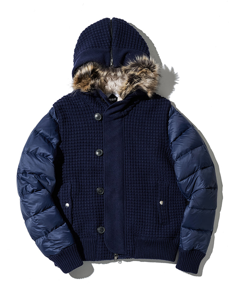 ボンバーダウンブルゾン