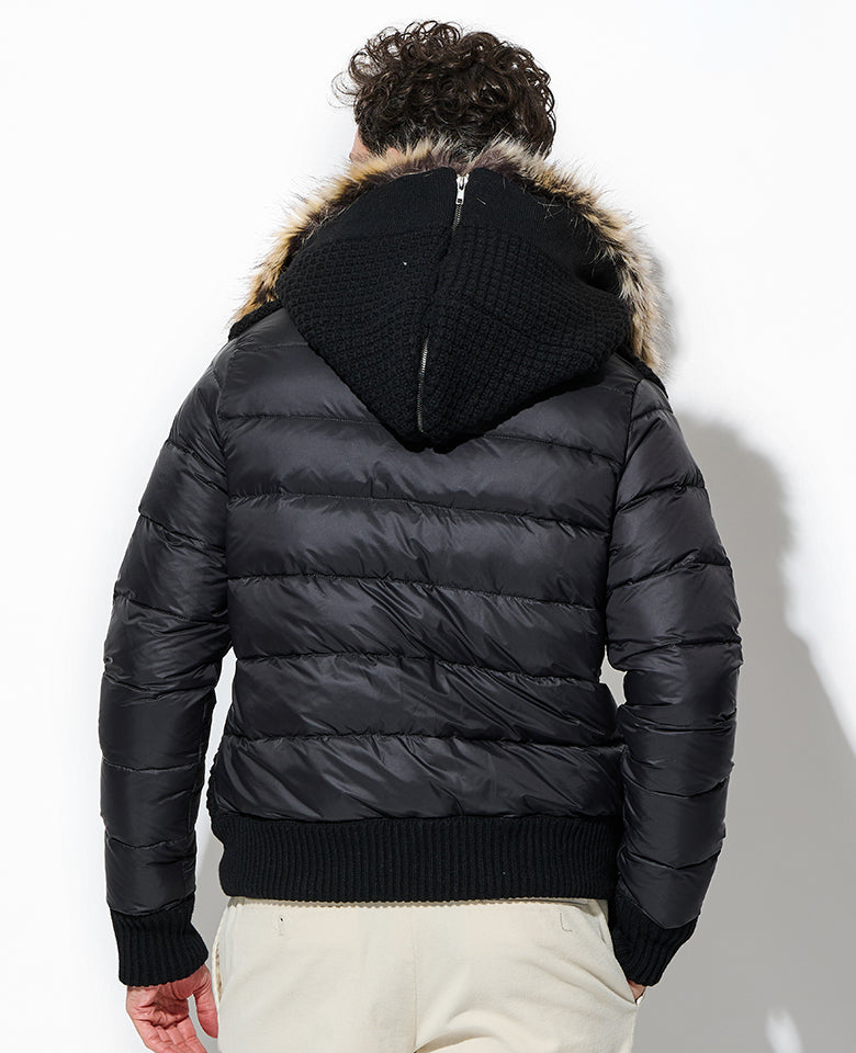 ボンバーダウンブルゾン