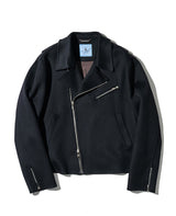 ライダース型カシミヤジャケット