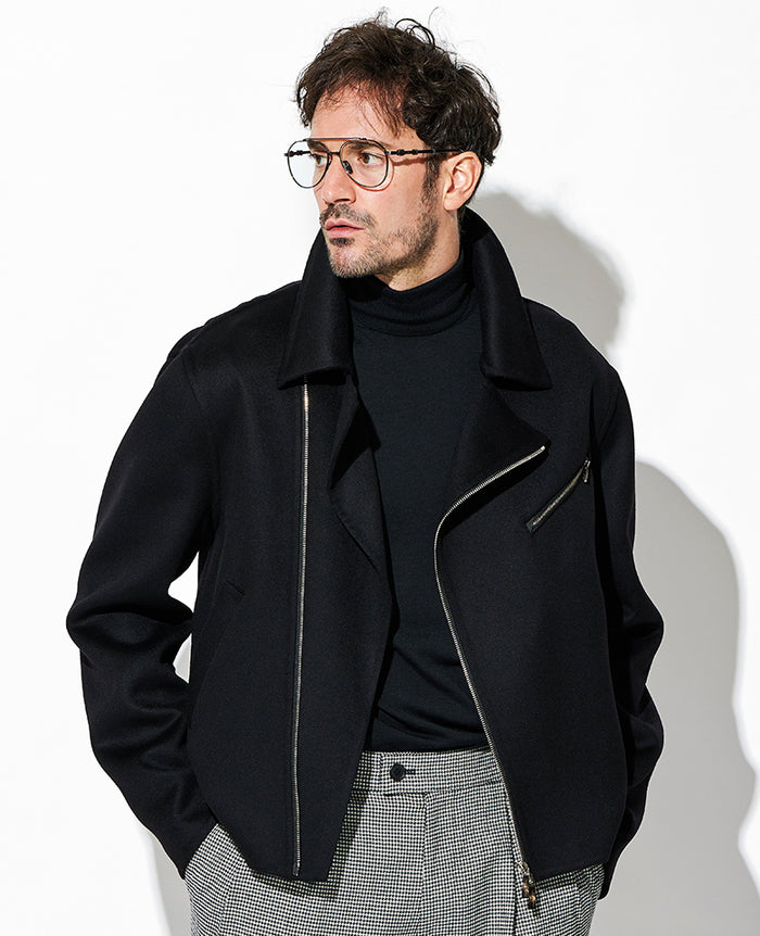 ライダース型カシミヤジャケット – 買えるLEON