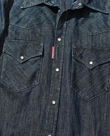 デニム ルレックス ファッション ウエスタンシャツ