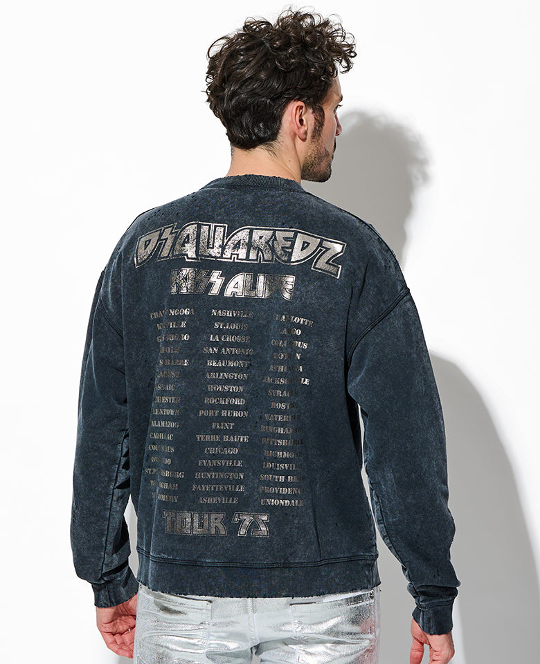 キッス クルーネックスウェット