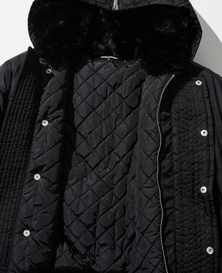 アビエイター フーデッド ボンバー ジャケット