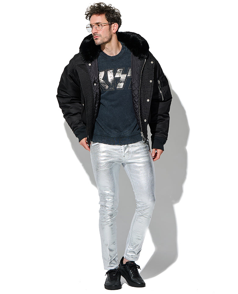 シルバー スケーター ジーンズ