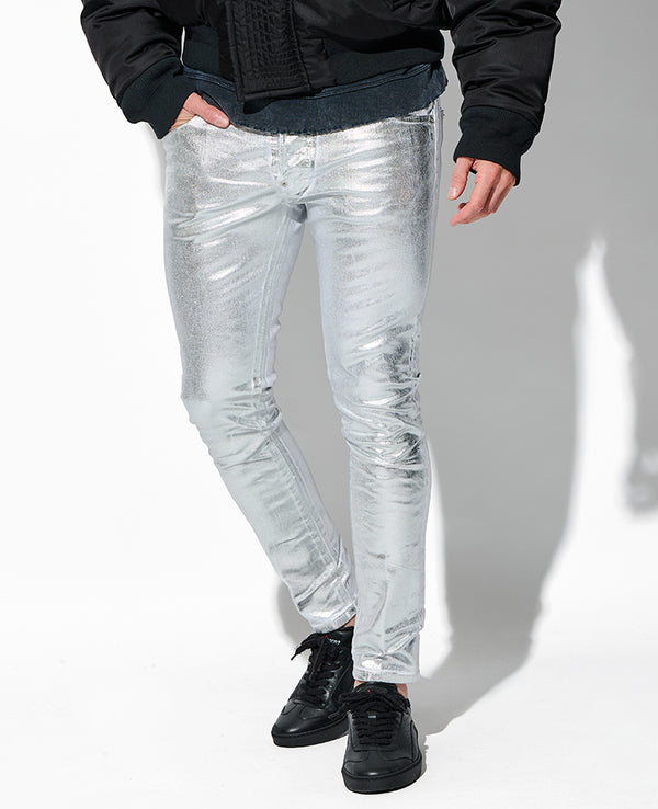 シルバー スケーター ジーンズ