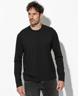 クルーネック長袖Tシャツ