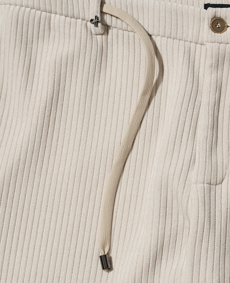 コーデュロイストレッチイージーパンツ