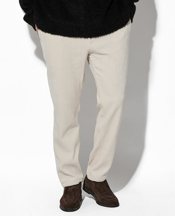 コーデュロイストレッチイージーパンツ