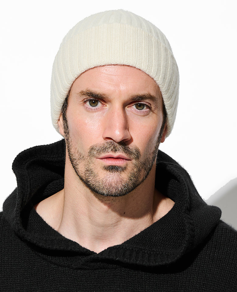 リブニットキャップ