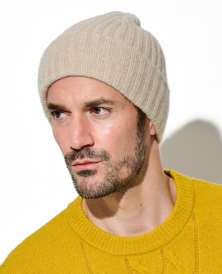 リブニットキャップ