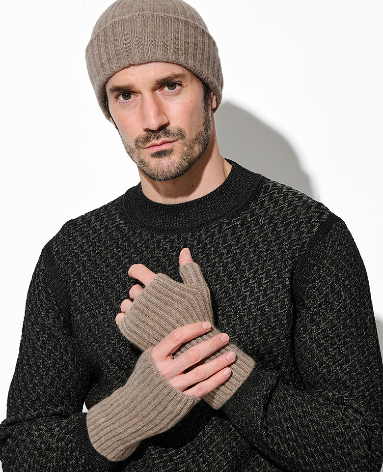 リブニットキャップ