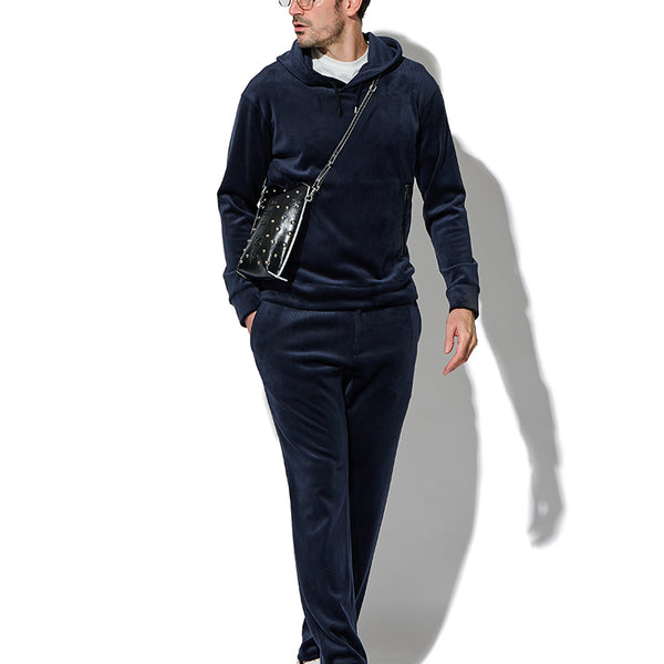 ストライプフリースセットアップ（ネイビー） – 買えるLEON