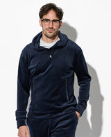 ストライプフリースセットアップ（ネイビー）