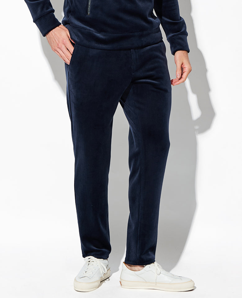 ストライプフリースパンツ