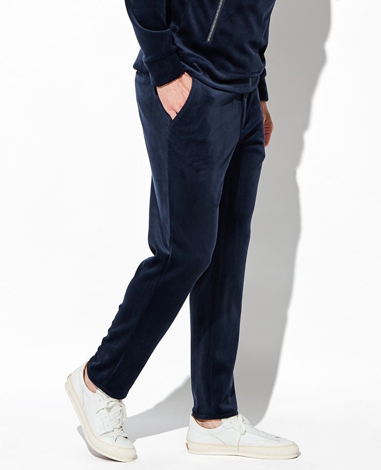 ストライプフリースセットアップ（ネイビー）