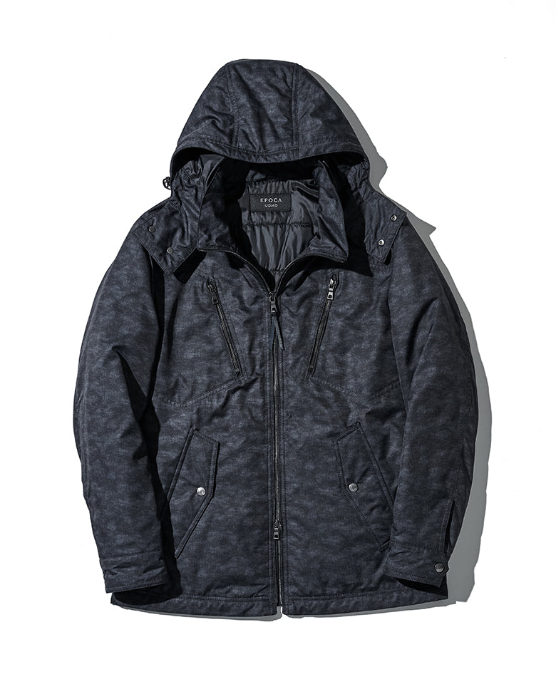 光電子わたラインカモフラブルゾン