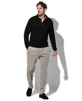 ストライプフリースパンツ